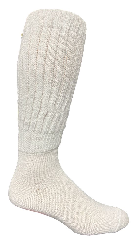 Yacht & Smith Mens Cotton Extra Heavy Slouch Socks, Boot Sock Solid