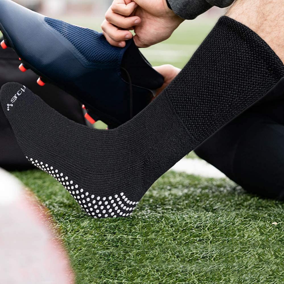 Yacht & Smith Mens Loose Fit Gripper Bottom Diabetic NoNSkid Slipper