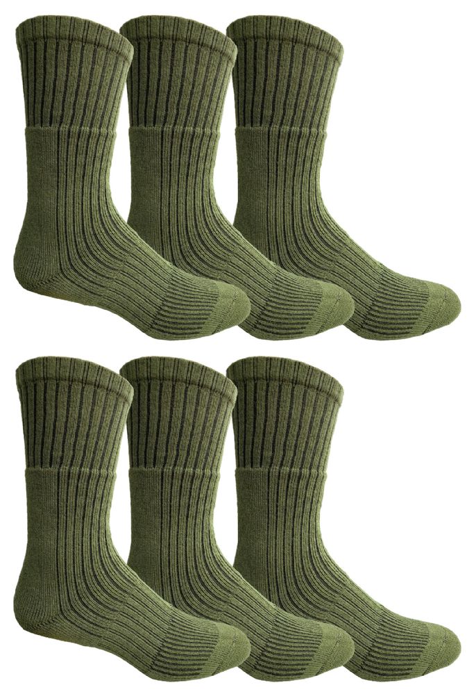 Yacht Smith Military Grade Wick Dry Crew Socks heavy Duty Boot Sock 