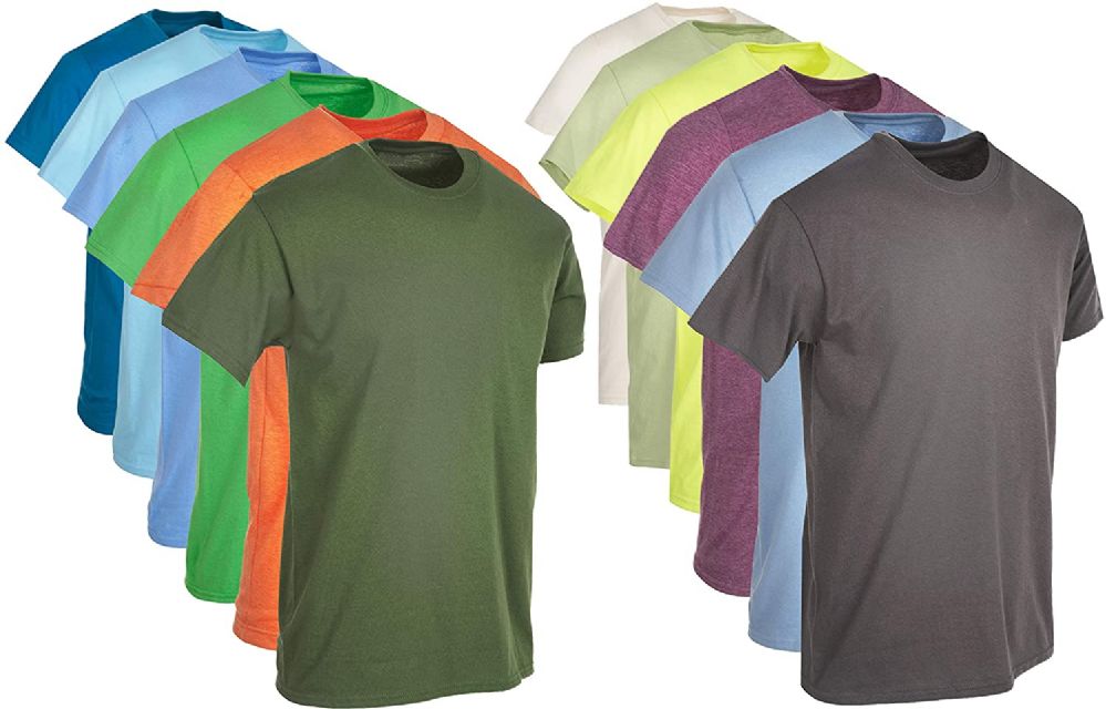 Mens Plus Size Cotton Short Sleeve T Shirts Assorted Colors Size 4xl At